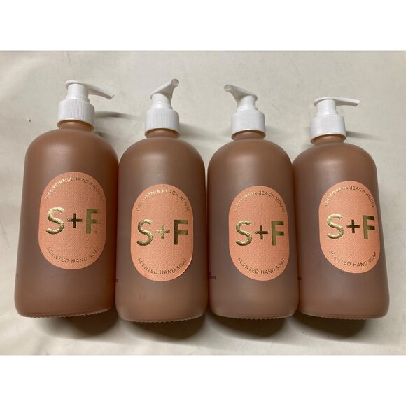 Sand + Fog Scented Hand Soap California Beach House 15.7 Fl Oz x 4 Brand New - Picture 2 of 3